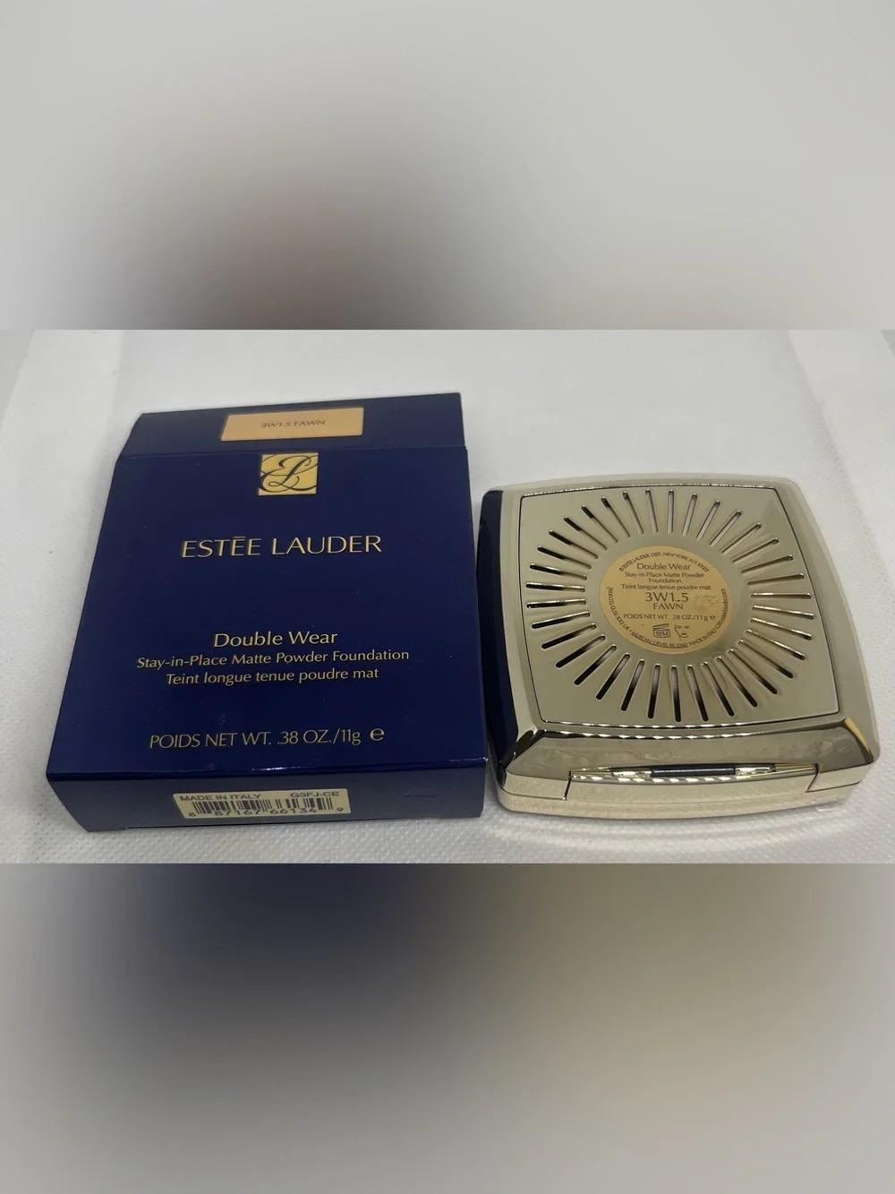 New 3W1.5 FAWN Estee Lauder Double Wear Powder Foundation Matte Stay in Place